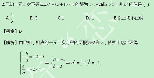 【太奇MBA 2014年8月14日】MBA數(shù)學(xué)每日一練 解析